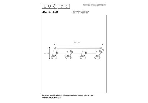  Спот Lucide JASTER-LED 11903/20/30, фото 4 